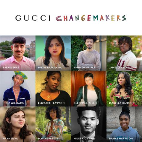 gucci program for scholars|gucci changemakers scholarship program.